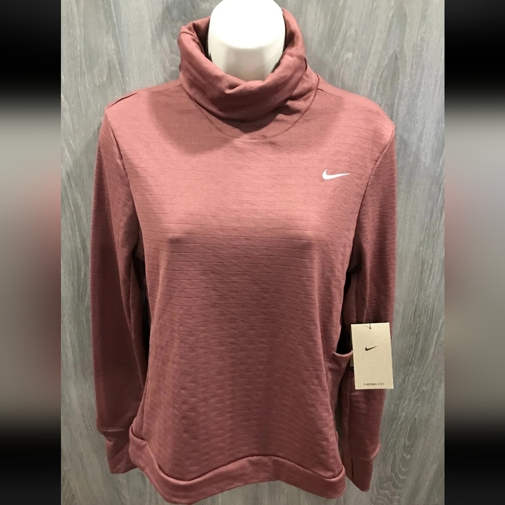 Nike Therma-FIT Red Sepia Long Sleeve Top